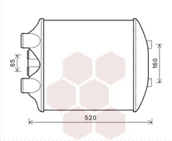 VAN WEZEL Välijäähdytin 49004040